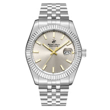Load image into Gallery viewer, Beverly Hills Polo Club Beige Dial Silver Date Watch
