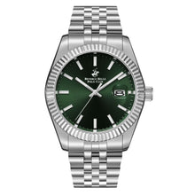 Load image into Gallery viewer, Beverly Hills Polo Club Classy Green Dial Silver Date Watch

