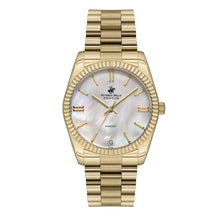 Load image into Gallery viewer, Beverly Hills Polo Club All Gold Mother Pearl Diamond Watch
