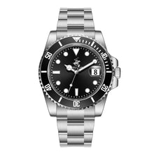 Load image into Gallery viewer, Beverly Hills Polo Club Waterproof Black Dial Silver Date
