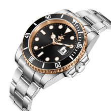 Load image into Gallery viewer, Beverly Hills Polo Club Waterproof Black Dial Silver Date
