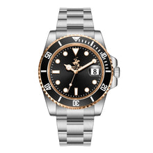 Load image into Gallery viewer, Beverly Hills Polo Club Waterproof Black Dial Silver Date

