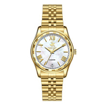 Load image into Gallery viewer, Beverly Hills Polo Club Mother Pearl Genuine Diamond Gold
