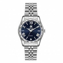 Load image into Gallery viewer, Beverly Hills Polo Club Sapphire Coated Blue Dial Silver
