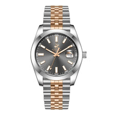 Load image into Gallery viewer, Beverly Hills Polo Club Classy Gunmetal Dial Two-Tone Date
