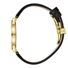 Load image into Gallery viewer, Beverly Hills Polo Club Slim Tech 5 Black Leather Gold
