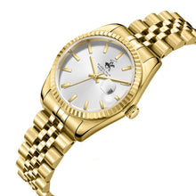 Load image into Gallery viewer, Beverly Hills Polo Club All Gold 33mm Date Watch
