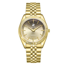 Load image into Gallery viewer, Beverly Hills Polo Club Slim Tech 5 All Gold Watch
