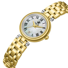 Load image into Gallery viewer, Beverly Hills Polo Club Mother Pearl All Gold Date Watch
