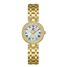 Load image into Gallery viewer, Beverly Hills Polo Club Mother Pearl All Gold Date Watch
