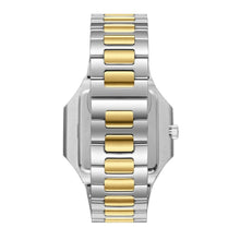 Load image into Gallery viewer, Beverly Hills Polo Club Blue Steel Two-Tone Square Date
