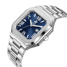 Load image into Gallery viewer, Beverly Hills Polo Club Roman Numeral Blue Dial Silver 45mm
