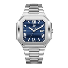 Load image into Gallery viewer, Beverly Hills Polo Club Roman Numeral Blue Dial Silver 45mm
