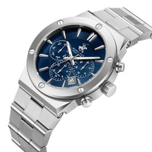 Load image into Gallery viewer, Beverly Hills Polo Club Dual Time Multifunction Silver Date
