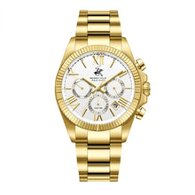 Load image into Gallery viewer, Beverly Hills Polo Club Classy All Gold Multifunction Watch
