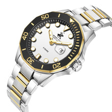 Load image into Gallery viewer, Beverly Hills Polo Club 5 Year White Dial Two-Tone Date
