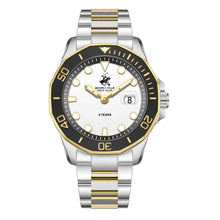 Load image into Gallery viewer, Beverly Hills Polo Club 5 Year White Dial Two-Tone Date

