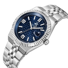 Load image into Gallery viewer, Beverly Hills Polo Club Classy Blue Dial Silver Date Watch
