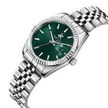 Load image into Gallery viewer, Beverly Hills Polo Club Sunray Green Dial Classic Silver
