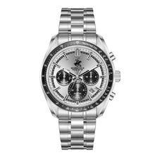 Load image into Gallery viewer, Beverly Hills Polo Club Sporty Dual Time Silver Date Watch

