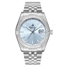 Load image into Gallery viewer, Beverly Hills Polo Club Classy Sky Blue Dial Silver Date
