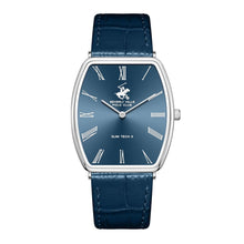 Load image into Gallery viewer, Beverly Hills Polo Club Slim Tech 5 Blue Leather Blue Dial
