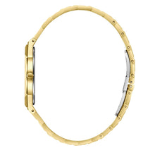Load image into Gallery viewer, Beverly Hills Polo Club Slim Tech 5 Green Dial Gold Watch
