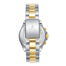 Load image into Gallery viewer, Beverly Hills Polo Club Dual Time Green Dial Two-Tone Watch
