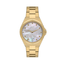 Load image into Gallery viewer, Beverly Hills Polo Club Gold &amp; Mother Pearl Diamond Watch –
