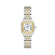 Load image into Gallery viewer, Beverly Hills Polo Club Roman Numeral Two-Tone Square Watch
