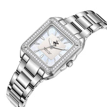 Load image into Gallery viewer, Beverly Hills Polo Club All Silver Diamond Square Watch
