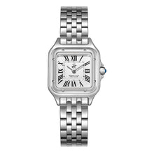 Load image into Gallery viewer, Beverly Hills Polo Club Roman Numeral All Silver Square
