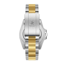 Load image into Gallery viewer, Beverly Hills Polo Club Waterproof Black Dial Two-Tone Date
