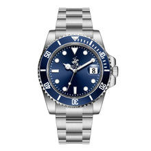 Load image into Gallery viewer, Beverly Hills Polo Club Waterproof Blue Dial Silver Date
