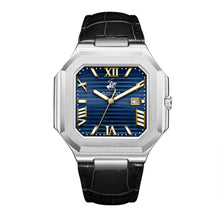 Load image into Gallery viewer, Beverly Hills Polo Club Roman Numeral Blue Dial Silver Date
