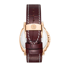 Load image into Gallery viewer, Beverly Hills Polo Club 5 Years Rose Gold Red Leather Watch
