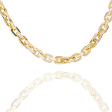 Load image into Gallery viewer, Big Daddy 10MM Anchor Mariner Bullet Diamond &amp; Gold Link
