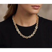 Load image into Gallery viewer, Big Daddy 10MM Anchor Mariner Bullet Diamond &amp; Gold Link
