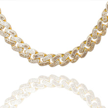 Load image into Gallery viewer, Big Daddy 10MM Baguette Iced Out Gold Cuban Chain - Chain
