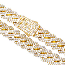Load image into Gallery viewer, Big Daddy 10MM Straight Edge Cuban Diamond Gold Iced
