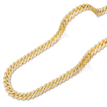 Load image into Gallery viewer, Big Daddy 10MM Straight Edge Cuban Diamond Gold Iced
