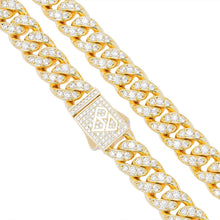 Load image into Gallery viewer, Big Daddy 10MM Iced Out Cuban Link Gold Chain - Chain
