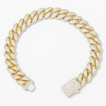 Load image into Gallery viewer, Big Daddy 10MM Iced Out Miami Cuban Link Gold Bracelet
