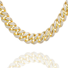 Load image into Gallery viewer, Big Daddy 10MM Iced Out Miami Cuban Link Gold Chain - Chain
