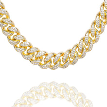 Load image into Gallery viewer, Big Daddy 10MM Iced Out Miami Cuban Link Gold Chain - Chain
