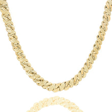 Load image into Gallery viewer, Big Daddy 10MM Sandblast Diamond &amp; Gold Iced Out Chain
