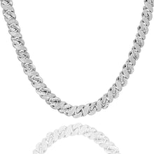 Load image into Gallery viewer, Big Daddy 10MM Sandblast Diamond &amp; Steel Iced Out Chain
