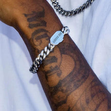 Load image into Gallery viewer, Big Daddy 10mm Silver Miami Cuban Link Bracelet - Bracelet
