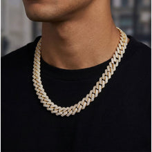 Load image into Gallery viewer, Big Daddy 10MM Straight Edge Cuban Diamond Gold Iced
