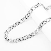 Load image into Gallery viewer, Big Daddy 11MM Silver Steel Figaro Chain - Chain

